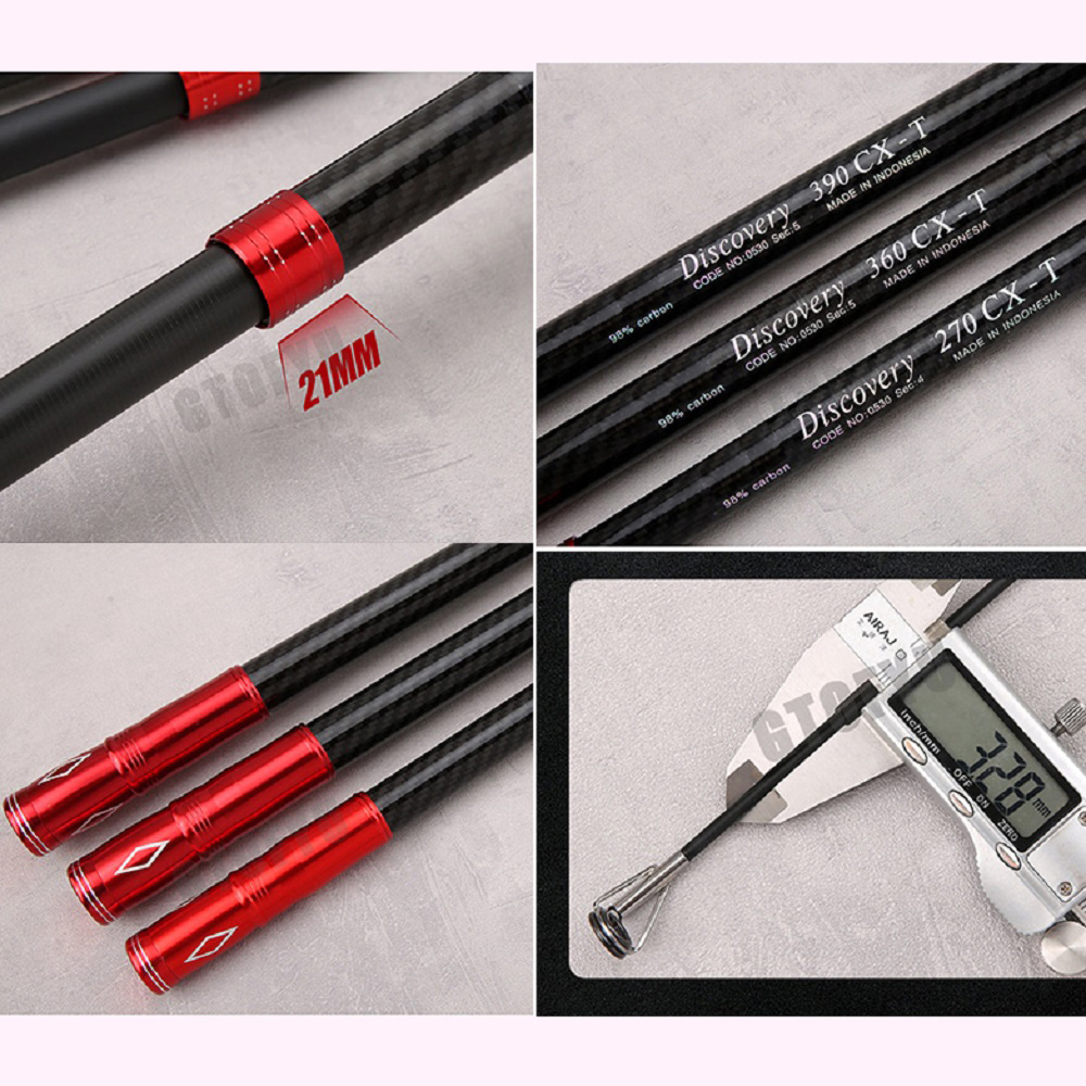 2.7m 3.6m 3.9m 4.5m Telescopic - مراجعة Fishing Rod Surf وسعره