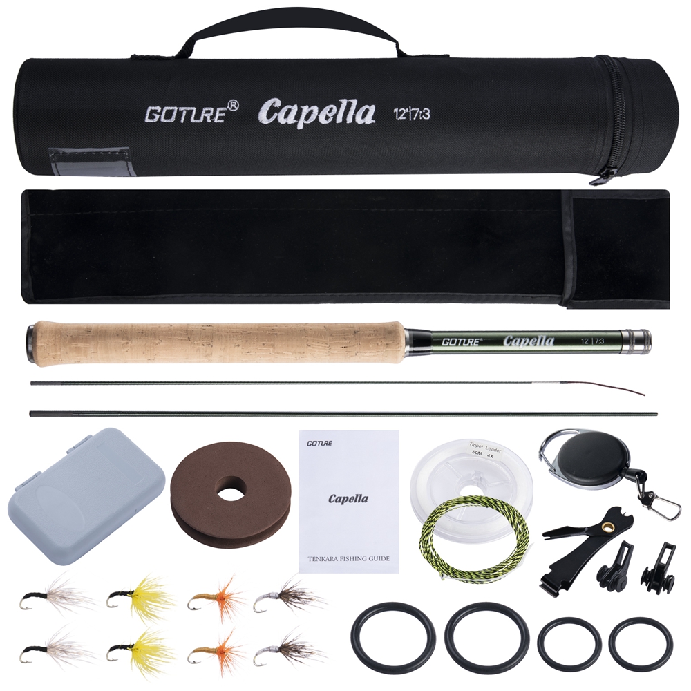 Goture Tenkara Fly Fishing Rod - مراجعة Fishing Rod Carbon Fiber وسعره