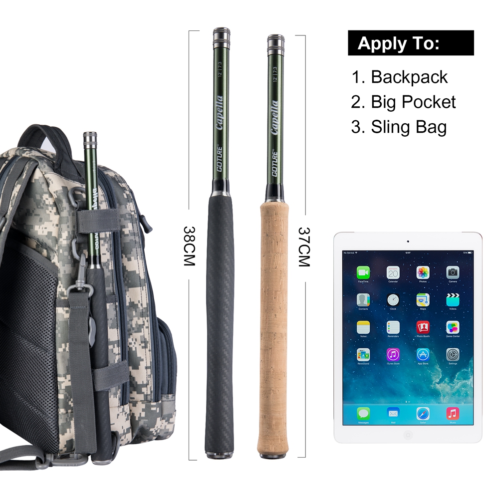 Goture Tenkara Fly Fishing Rod - مراجعة Fishing Rod Carbon Fiber وسعره