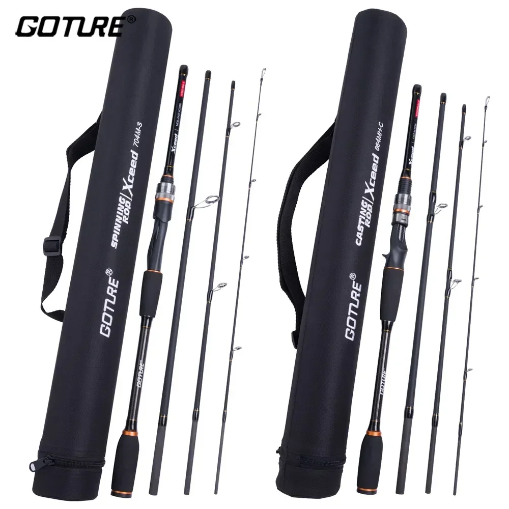 Goture Xceed 4 Setions Travel  - مراجعة Fishing Rod Surf وسعره