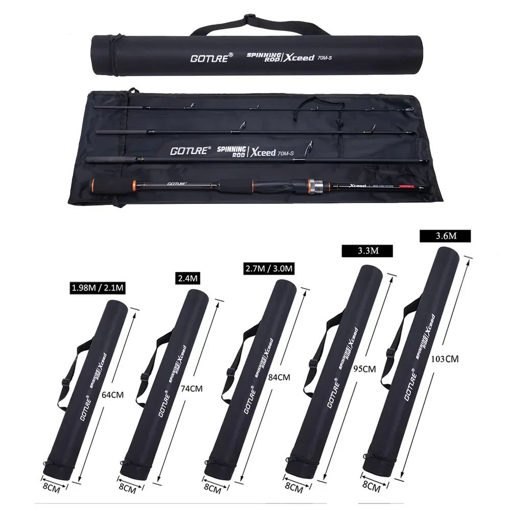 Goture Xceed 4 Setions Travel  - مراجعة Fishing Rod Surf وسعره