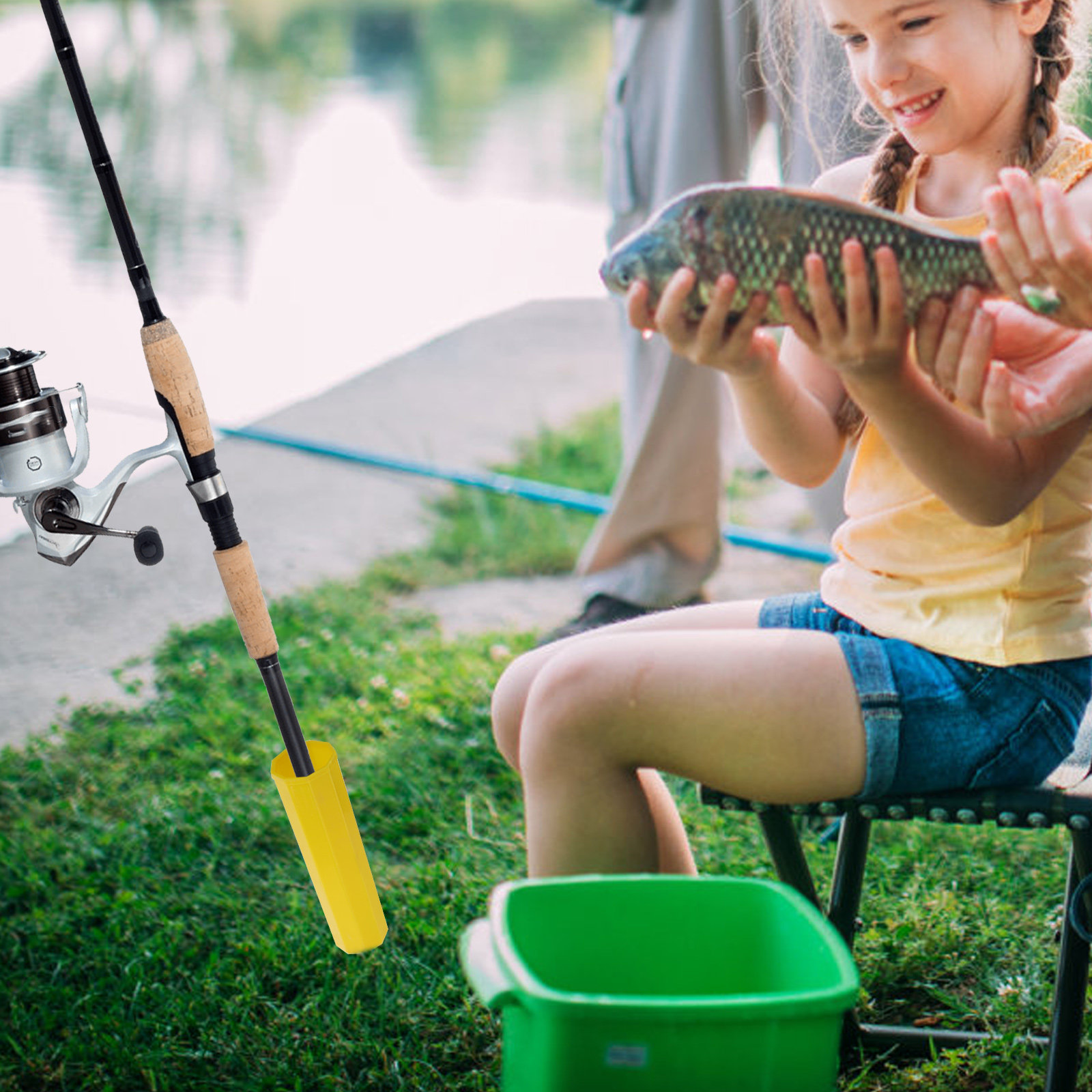 2Pcs Fishing Rod Socket St Ban - مراجعة Fishing Rod Casting وسعره