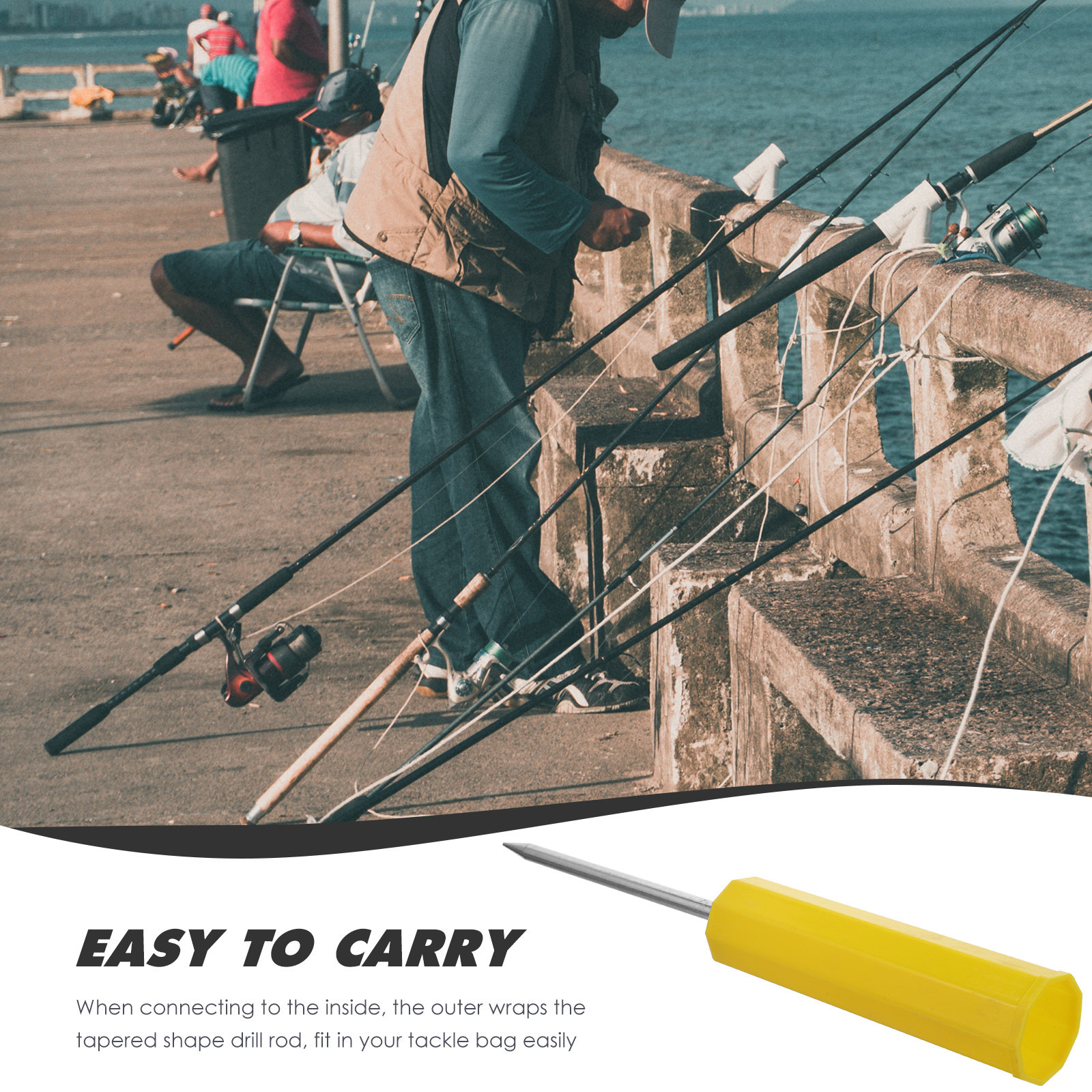 2Pcs Fishing Rod Socket St Ban - مراجعة Fishing Rod Casting وسعره