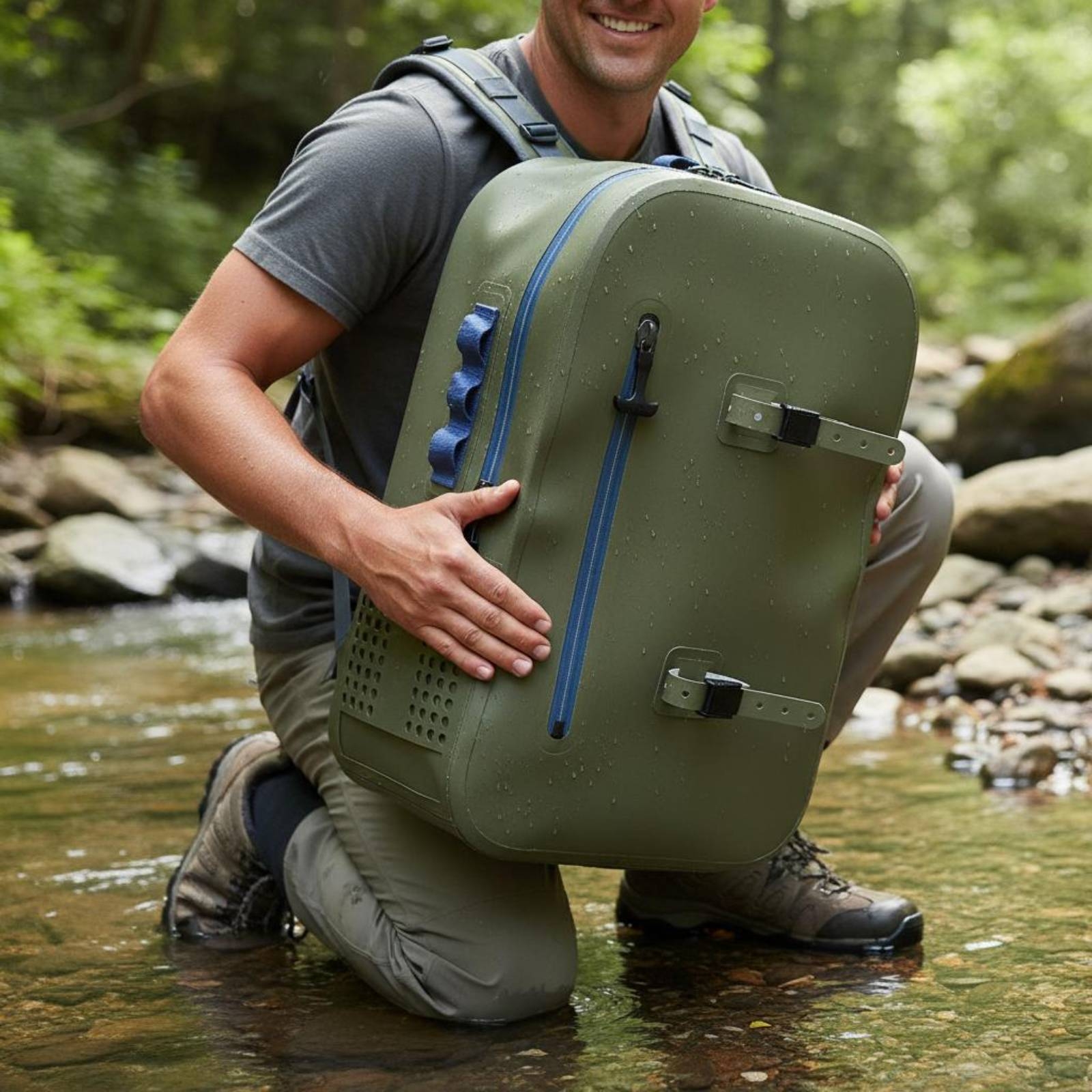 Rod Holder Backpack Breathable - مراجعة Fishing Rod Holder وسعره