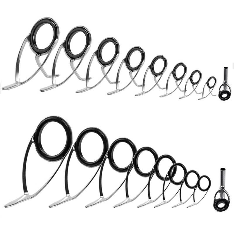9Pcs Fishing Rod Guides Ring R - مراجعة Fishing Rod Spinning وسعره