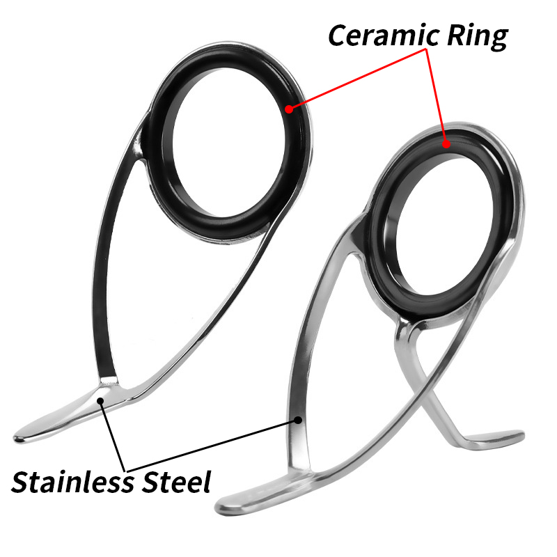 9Pcs Fishing Rod Guides Ring R - مراجعة Fishing Rod Spinning وسعره
