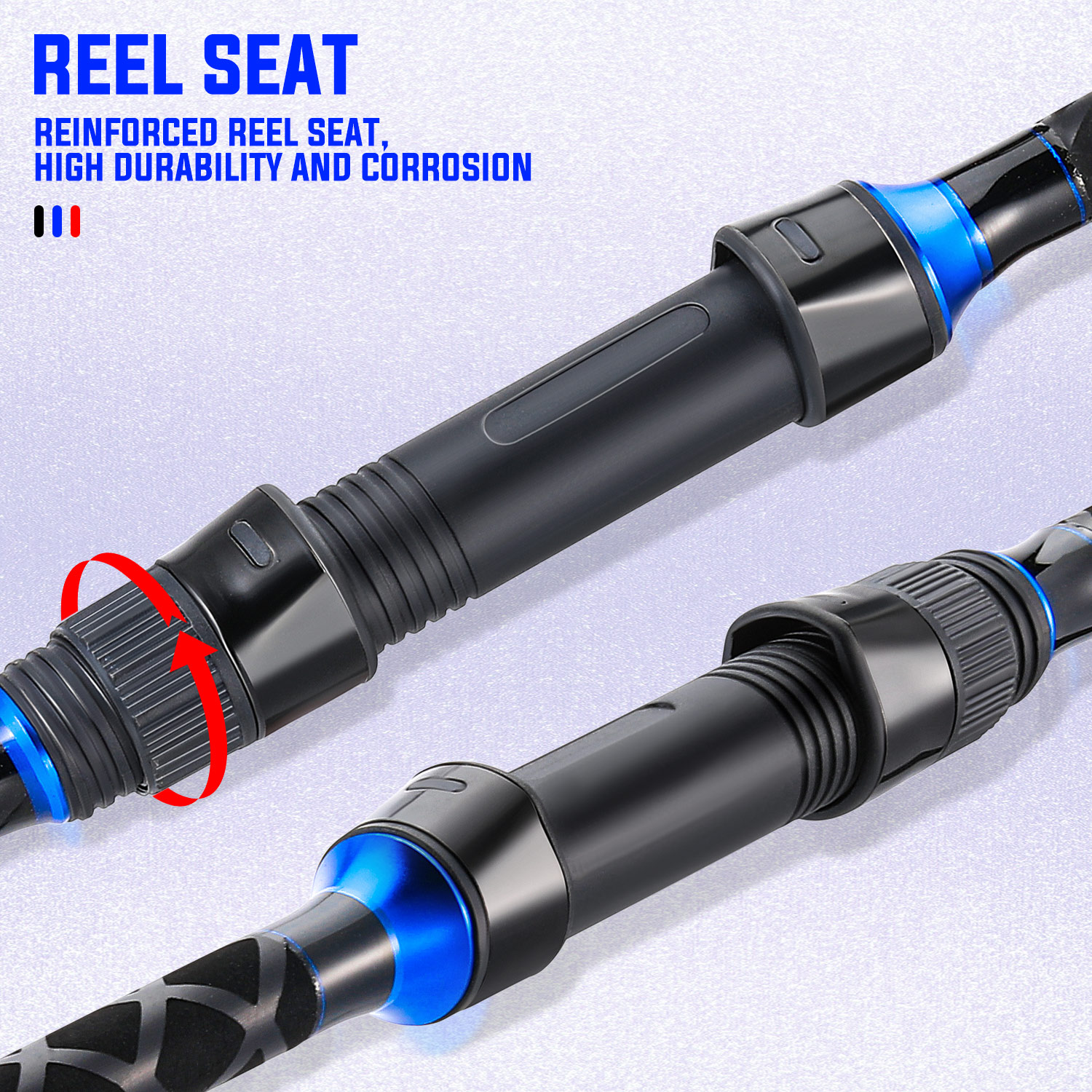 Sougayilang 3sections Spinning - مراجعة Fishing Rod Surf وسعره