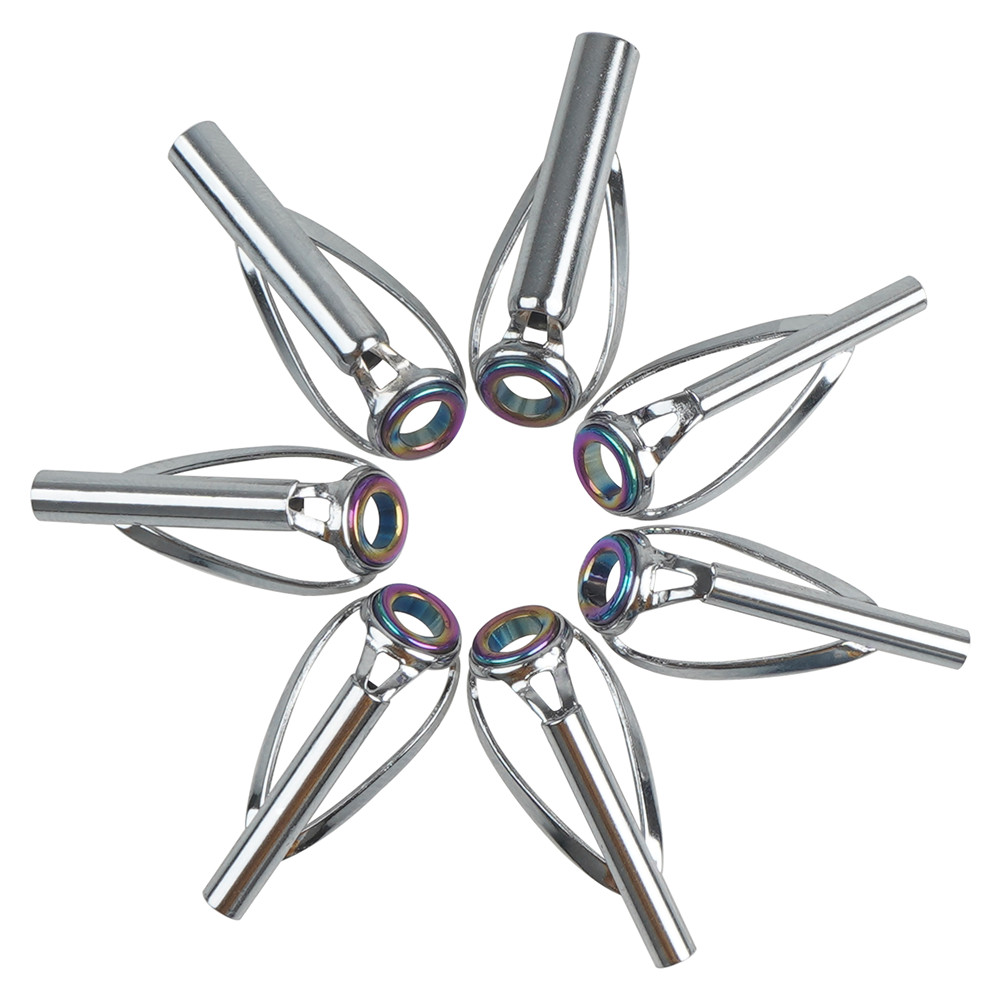 10Pcs Fishing rod guide tips r - مراجعة Fishing Rod Tip Replacement وسعره