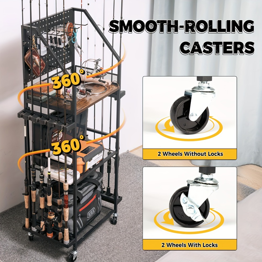 Fishing Rod Holders for Garage - مراجعة Fishing Rod Case وسعره