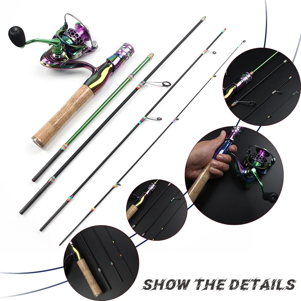 Four-section fishing rod, made - مراجعة Fishing Rod Carbon Fiber وسعره