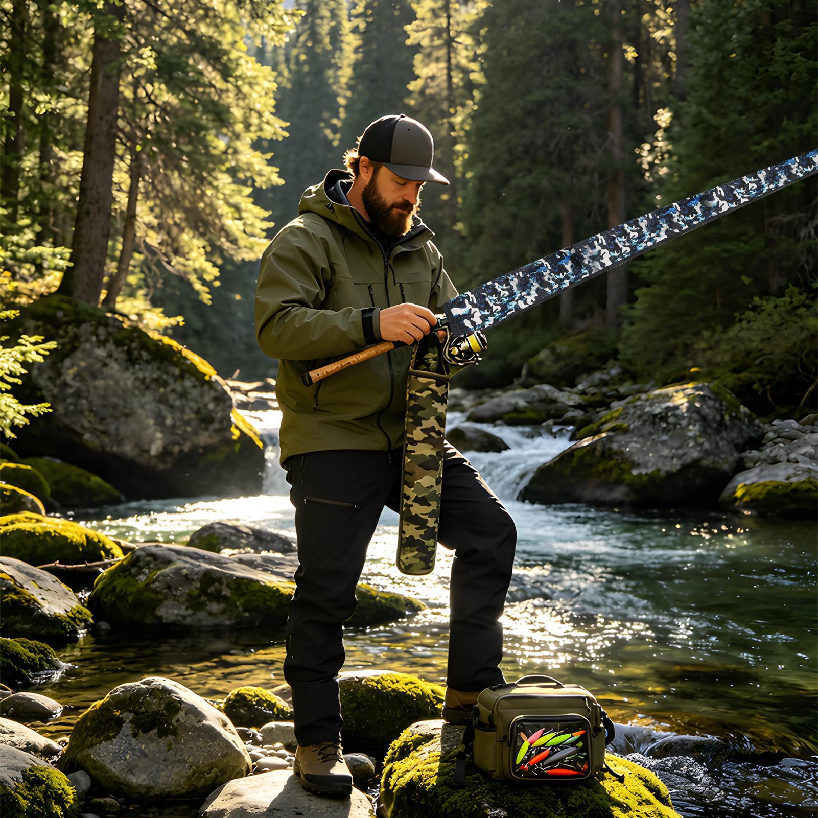 Fishing Rod Sleeve Adjustable  - مراجعة Fishing Rod Casting وسعره