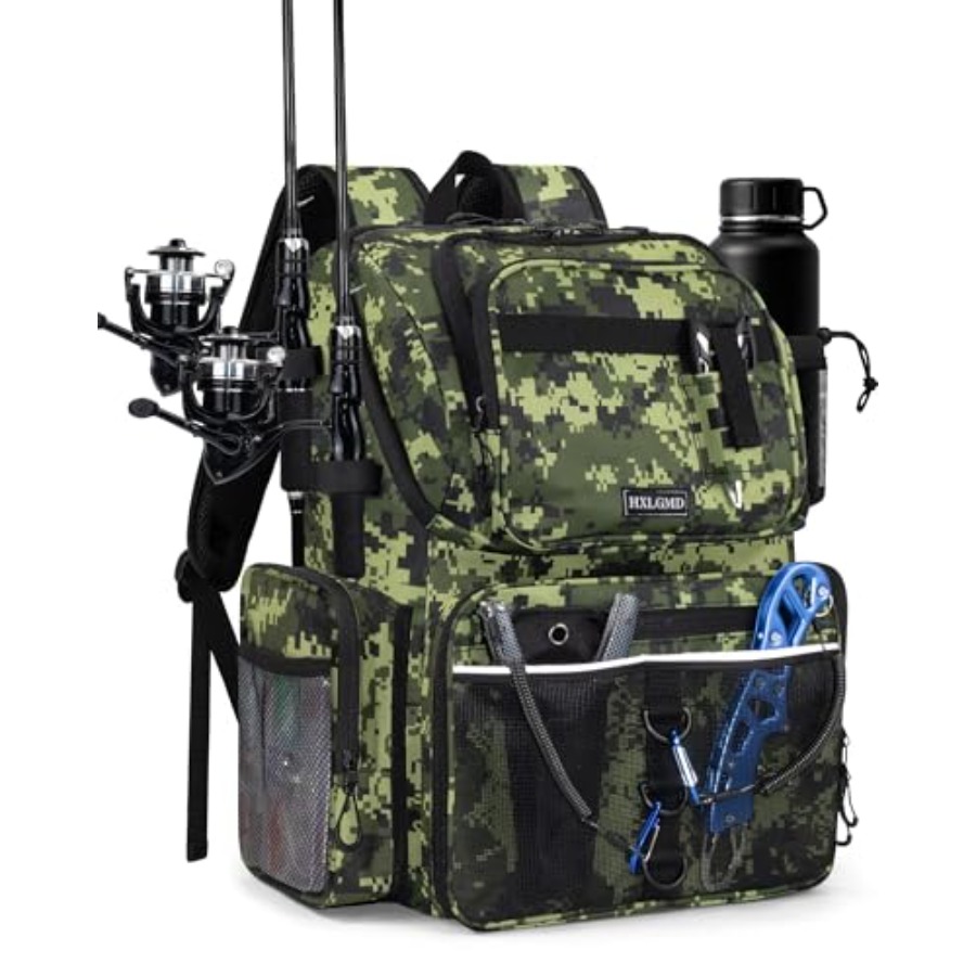 Fishing Backpack with Rod Hold - مراجعة Fishing Rod Holder وسعره