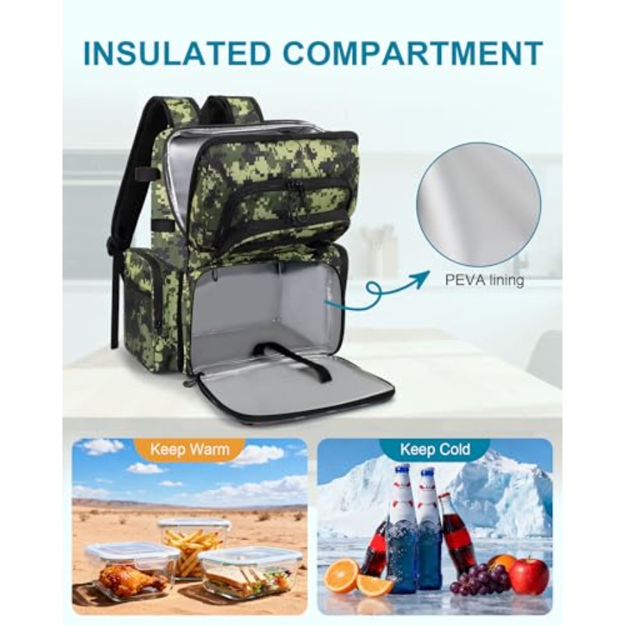 Fishing Backpack with Rod Hold - مراجعة Fishing Rod Holder وسعره