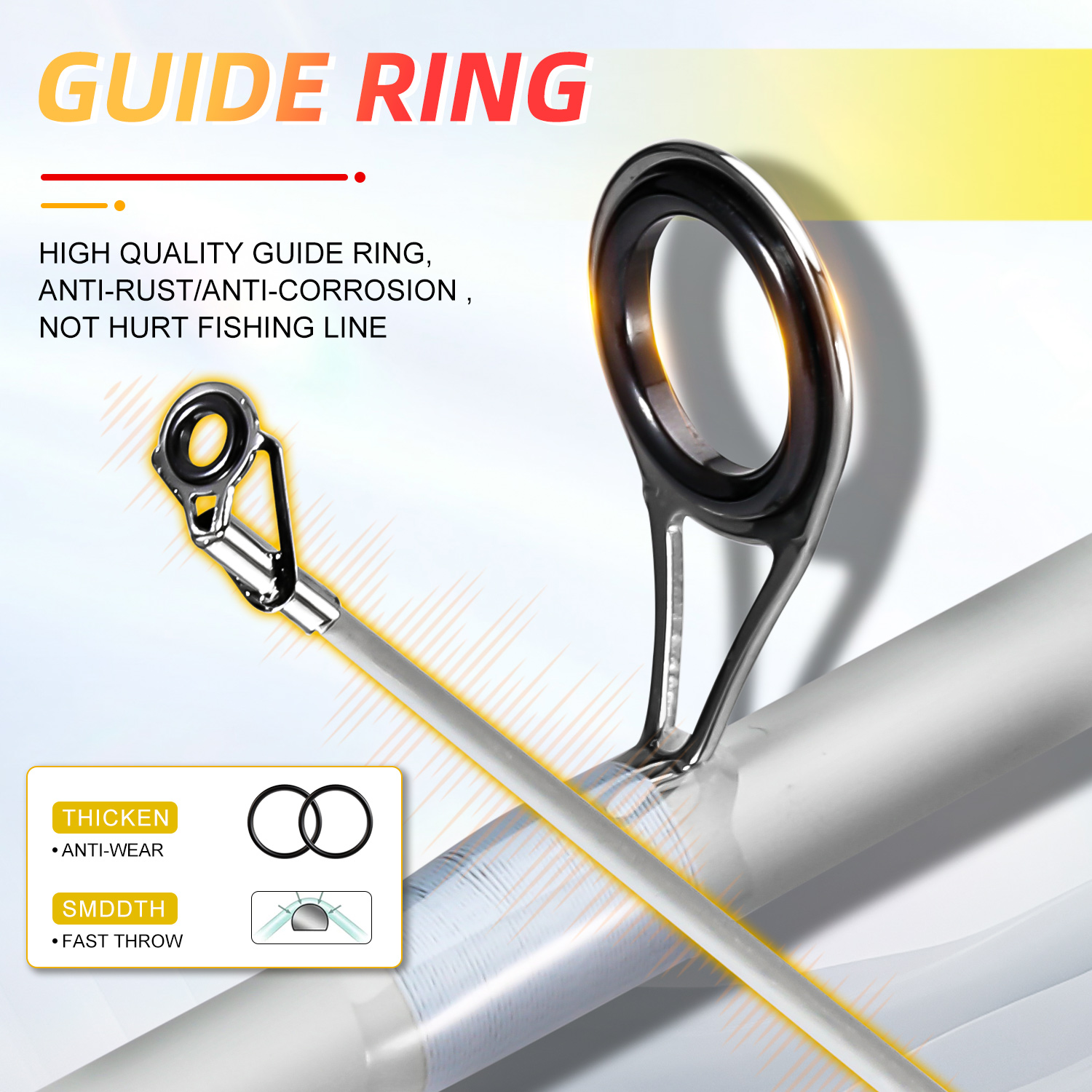 Sougayilang 2section Spinning  - مراجعة Fishing Rod Carbon Fiber وسعره