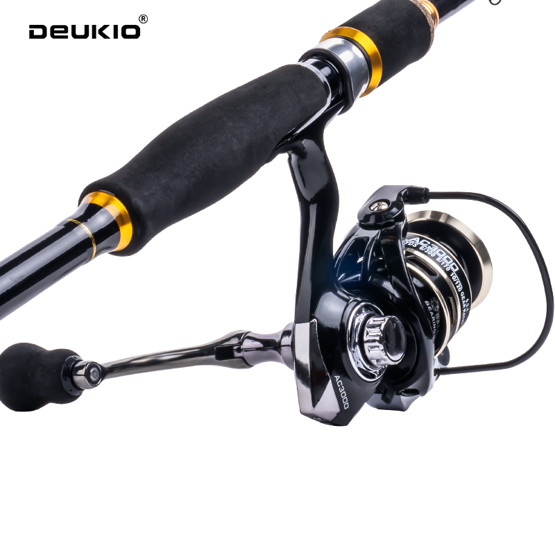 DEUKIO Fishing Rod Reel Combo  - مراجعة Fishing Rod Carbon Fiber وسعره