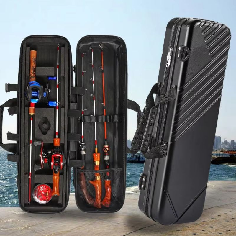 65/80cm ABS Ice fishing Fishin - مراجعة Fishing Rod Ice وسعره