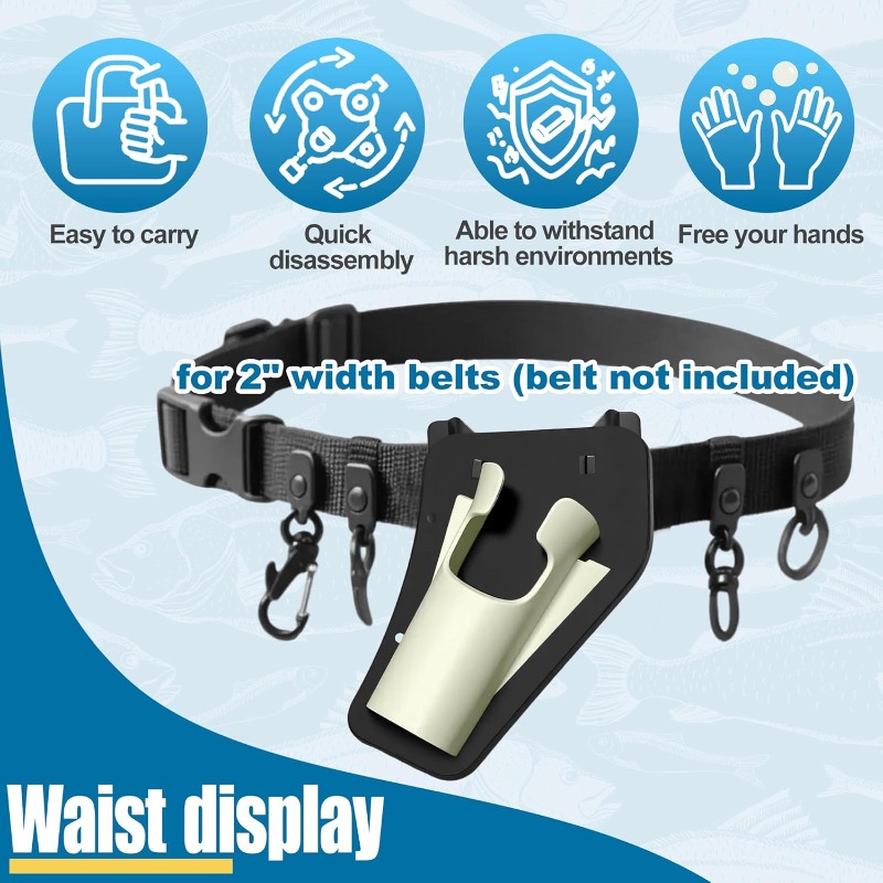 1PC Outdoor Fishing Rod Waist  - مراجعة Fishing Rod Fly وسعره