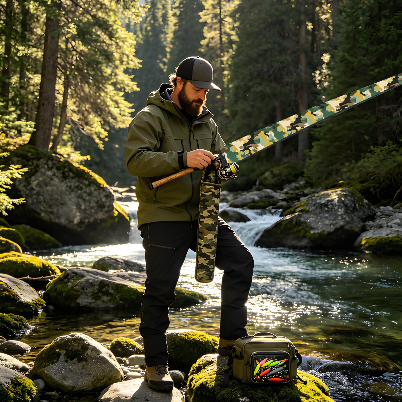 Fishing Rod Sleeves Adjustable - مراجعة Fishing Rod Casting وسعره