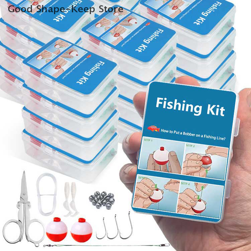 24Pcs Emergency Fishing Kit Po - مراجعة Fishing Rod Case وسعره